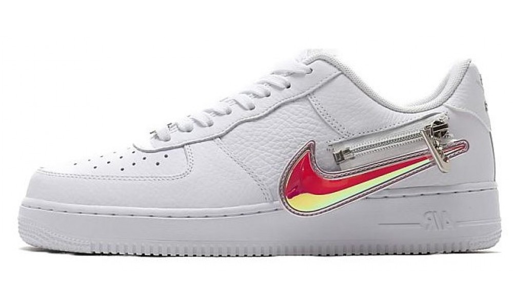 Nike air force 1 metallic swoosh hotsell